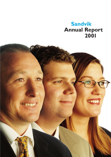 Miniature Sandvik Rapport annuel 2001