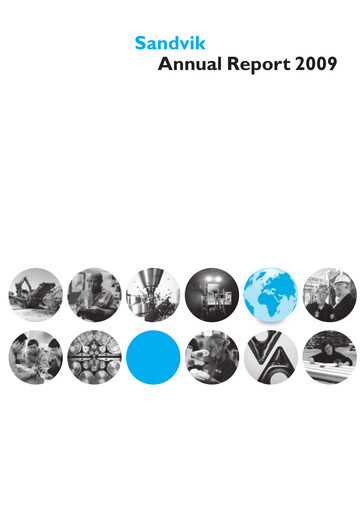 Miniature Sandvik Rapport annuel 2009