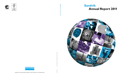 Miniature Sandvik Rapport annuel 2011