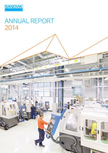 Miniature Sandvik Rapport annuel 2014
