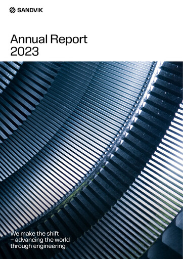 Miniature Sandvik Rapport annuel 2023