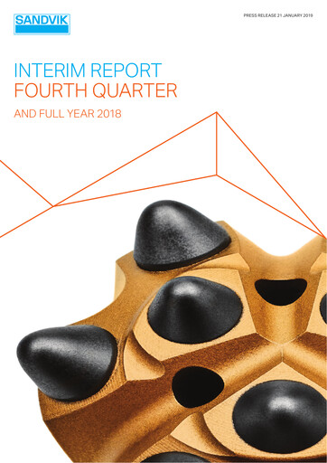 Miniature Sandvik Bilan financier 2018