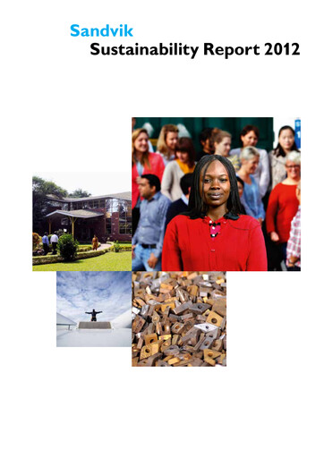 Thumbnail Sandvik Sustainability Report 2012