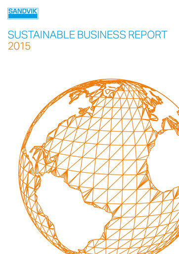 Thumbnail Sandvik Sustainability Report 2015