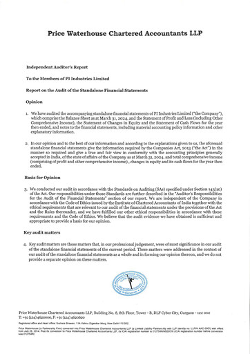 Thumbnail PI Industries Financial Statement 2024