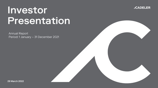 Thumbnail Cadeler A/S Annual Report 2021