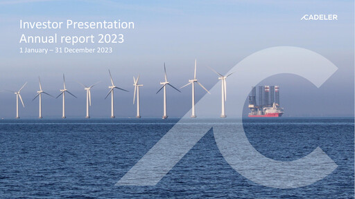 Thumbnail Cadeler A/S Annual Report 2023