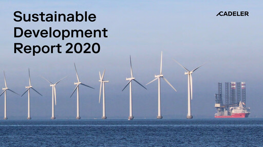 Thumbnail Cadeler A/S Sustainability Report 2020