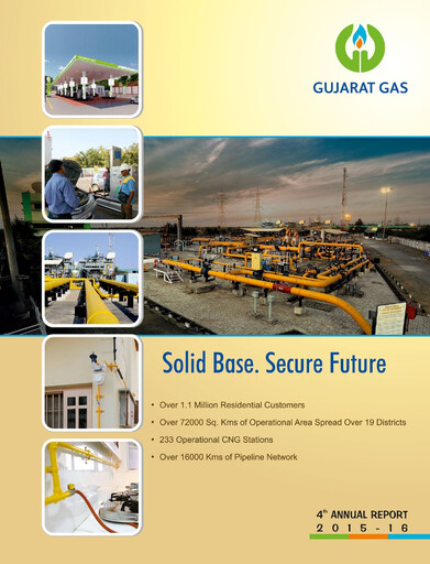 Thumbnail Gujarat Gas
 Annual Report 2015-2016