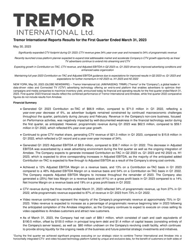 Thumbnail Nexxen Financial Report 2023-q1