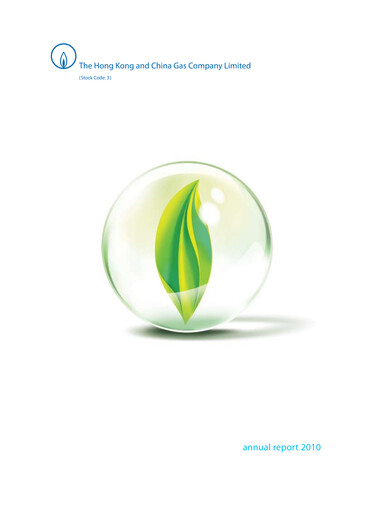 Thumbnail Hong Kong and China Gas
 Annual Report 2010