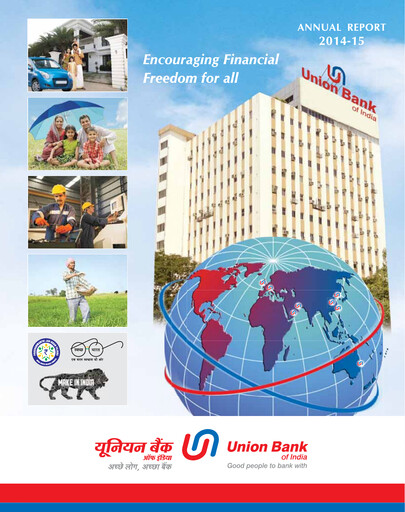 Vorschaubild Union Bank of India Jahresbericht 2014-2015