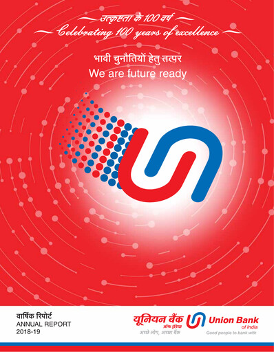 Vorschaubild Union Bank of India Jahresbericht 2018-2019