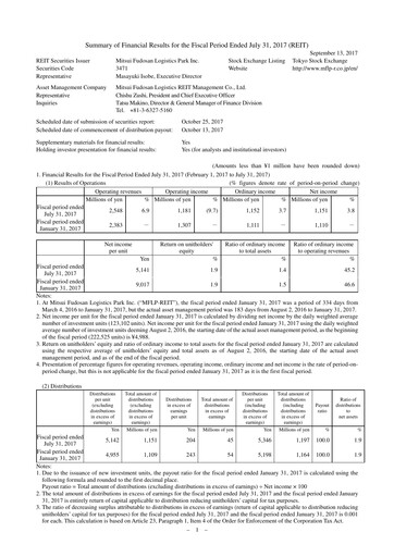 Thumbnail Mitsui Fudosan Logistics Park Financial Report 2017-h2