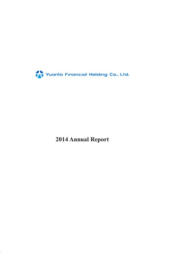 Thumbnail Yuanta Financial Holding Annual Report 2014