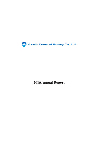 Thumbnail Yuanta Financial Holding Annual Report 2016