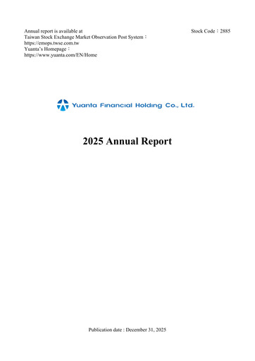 Vorschaubild Yuanta Financial Holding Jahresbericht 2025