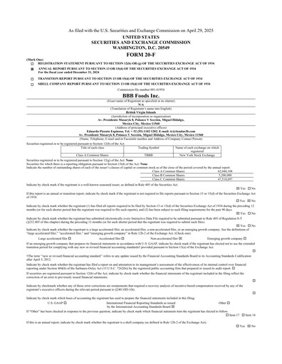 Thumbnail BBB Foods Annual Report 2024
