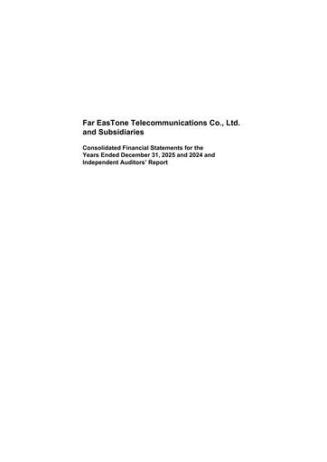Thumbnail Far EasTone
 Financial Statement 2025