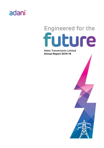 Thumbnail Adani Energy Solutions Annual Report 2015-2016