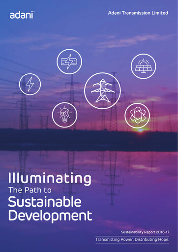 Thumbnail Adani Energy Solutions Sustainability Report 2016-2017