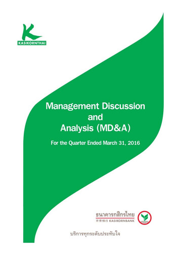 Thumbnail Kasikornbank Quarterly Report 2016-q1