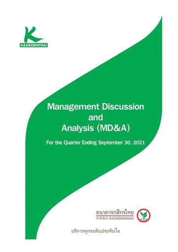 Thumbnail Kasikornbank Quarterly Report 2021-q3