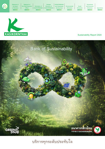 Miniature Kasikornbank Rapport de durabilité 2024