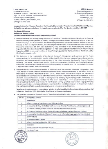 Thumbnail Jio Financial Services Quarterly Report 2024-q1