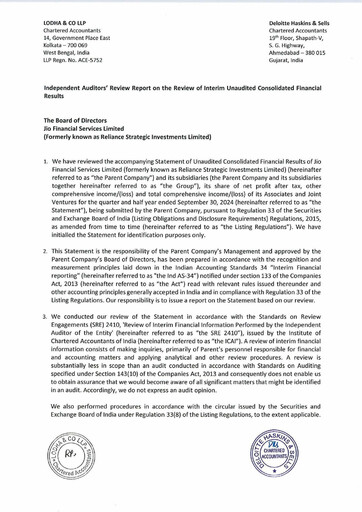 Thumbnail Jio Financial Services Quarterly Report 2024-q2
