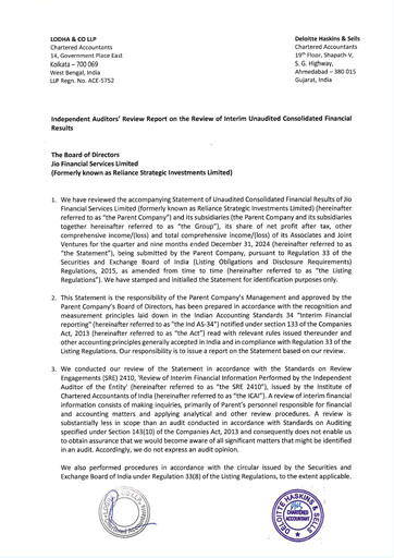 Thumbnail Jio Financial Services Quarterly Report 2024-q3