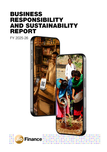 Thumbnail Jio Financial Services Sustainability Report 2025-2026