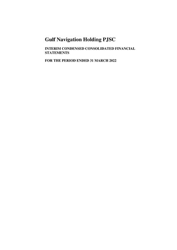 Thumbnail Gulf Navigation Holding Quarterly Report 2022-q1