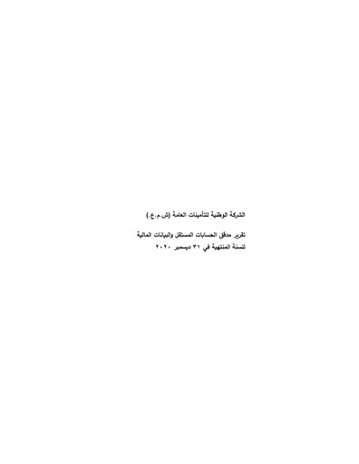 Thumbnail National General Insurance Company Financial Statement 2020