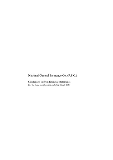 Thumbnail National General Insurance Company Quarterly Report 2017-q1