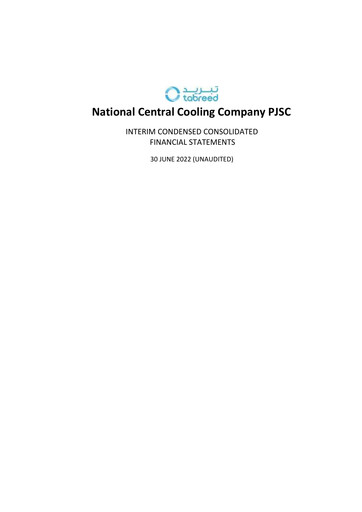 Thumbnail National Central Cooling Company Half-year Report 2022-h1