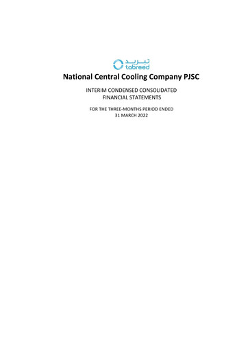 Thumbnail National Central Cooling Company Quarterly Report 2022-q1