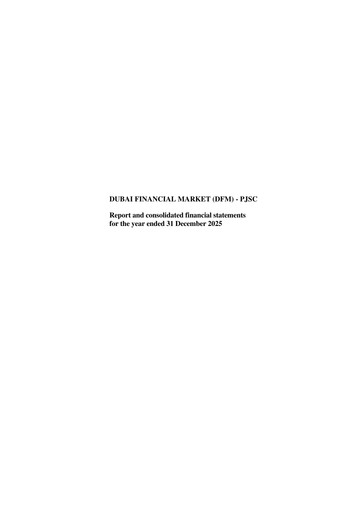 Miniature Dubai Financial Market (DFM) Bilan financier 2025