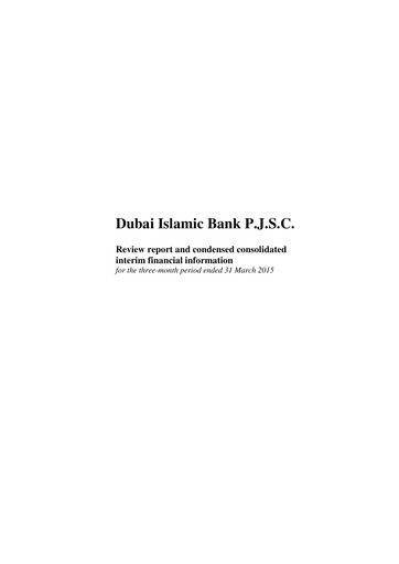 Thumbnail Dubai Islamic Bank Financial Statement 2015-q1