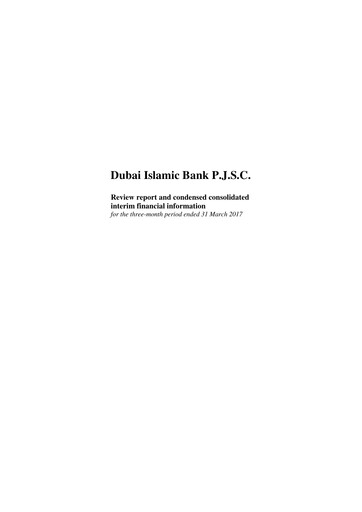 Thumbnail Dubai Islamic Bank Financial Statement 2017-q1