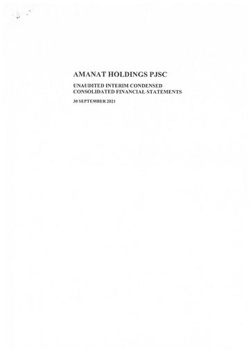 Thumbnail Amanat Holdings Financial Statement 2021-9m