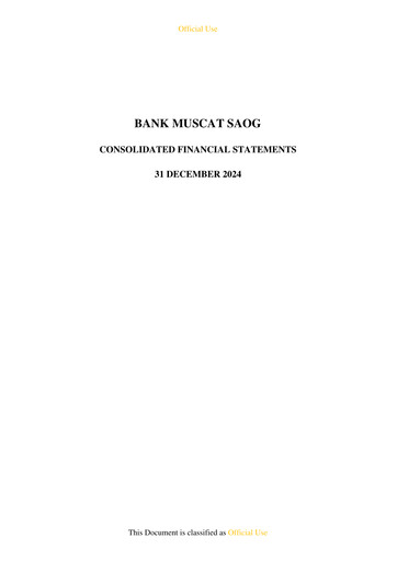 Thumbnail Bank Muscat Financial Statement 2024