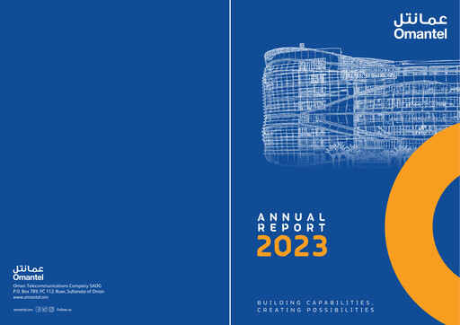 Miniature Omantel (Oman Telecom) Rapport annuel 2023