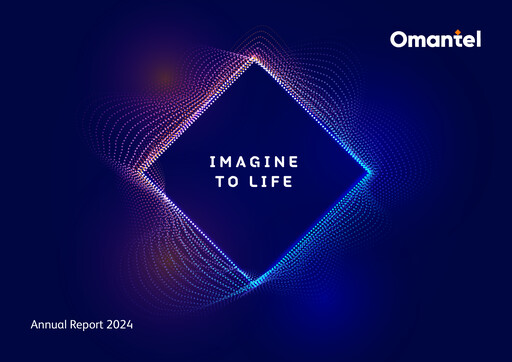 Miniature Omantel (Oman Telecom) Rapport annuel 2024