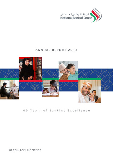 Thumbnail National Bank of Oman Annual Report 2013