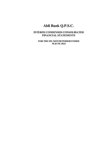 Thumbnail Ahlibank Financial Statement 2024-h1