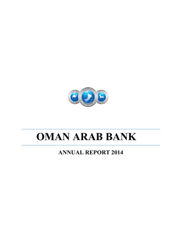 Thumbnail Oman Arab Bank Annual Report 2014