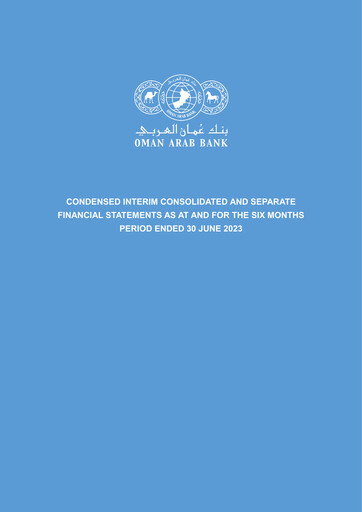 Thumbnail Oman Arab Bank Financial Statement 2023-h1