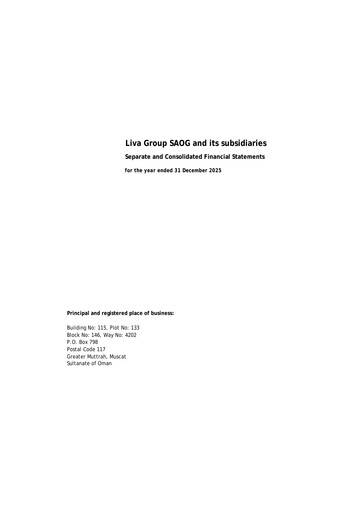 Thumbnail Liva Group Financial Statement 2025