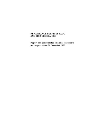 Thumbnail Renaissance Services Financial Statement 2025